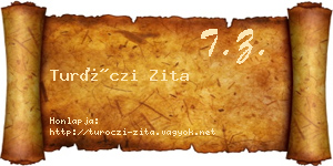 Turóczi Zita névjegykártya